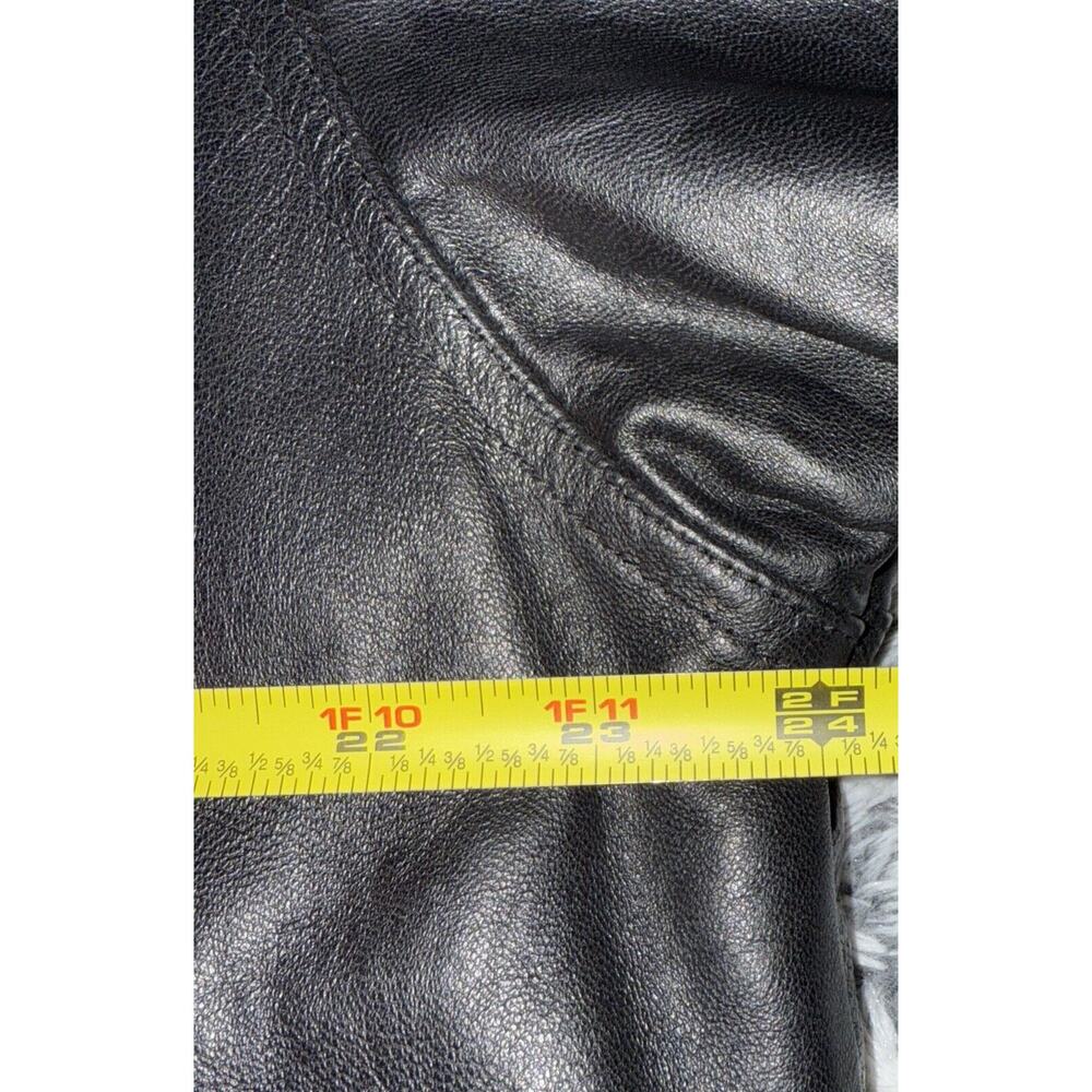 Stanley Blacker Vintage Black Leather Car Coat Jacket Men’s M - Picture 7 of 8